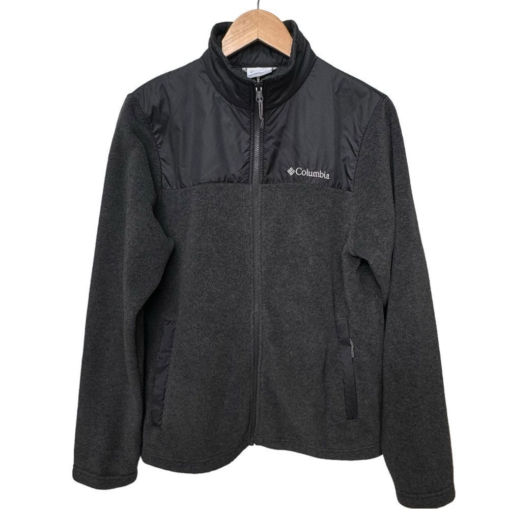 Columbia Men’s Gray Fleece Arctic Trip III Interchange Inner Coat Jacket. Small.